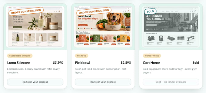 create a shopify store for your custom niche
