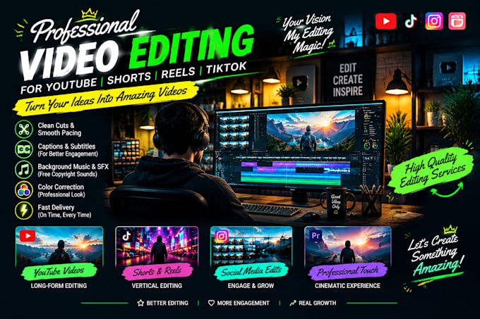 do faceless video editing for shorts, reels and explainer videos
