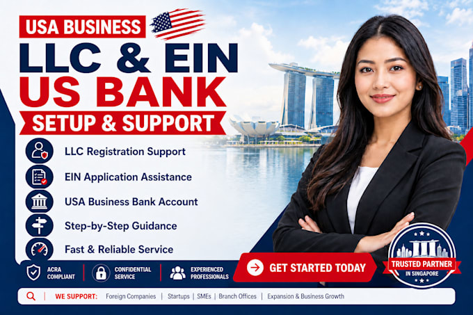 do USA llc registration, ein for US resident and non USA resident