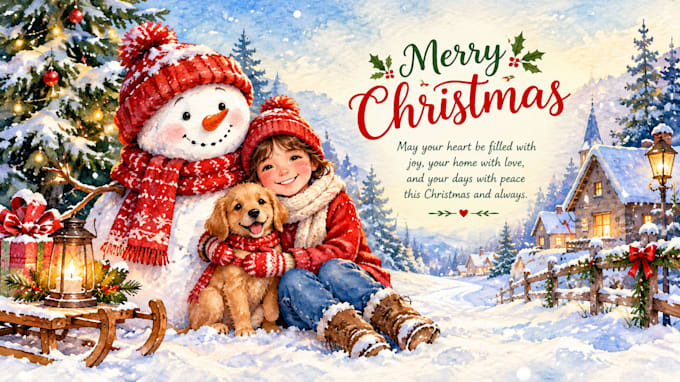 do christmas card and christmas illustration