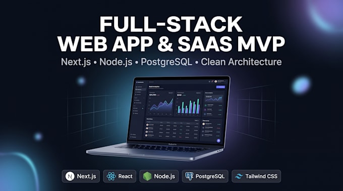 develop a custom full stack web application or saas mvp