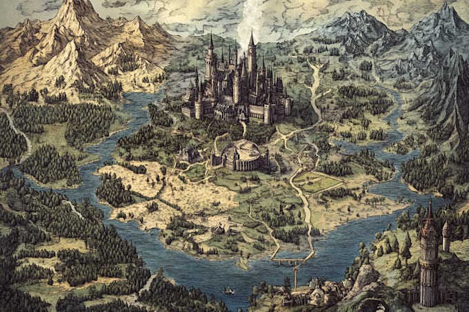 custom fantasy maps for you