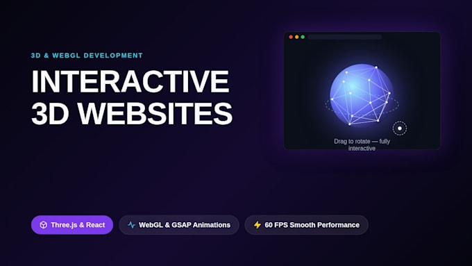 3d website with threejs and react