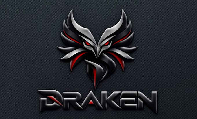 design modern 3d owl, phoenix, gaming mascot, and tech logo
