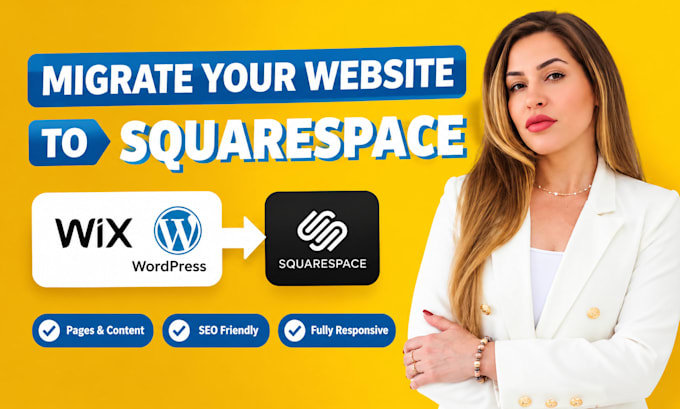 do squarespace website migration, wix to squarespace, wordpress to squarespace