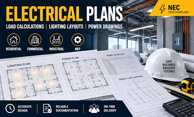 design california electrical plans, load calc, lighting layouts