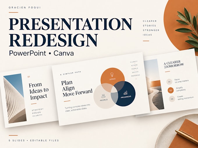 redesign your powerpoint or canva presentation