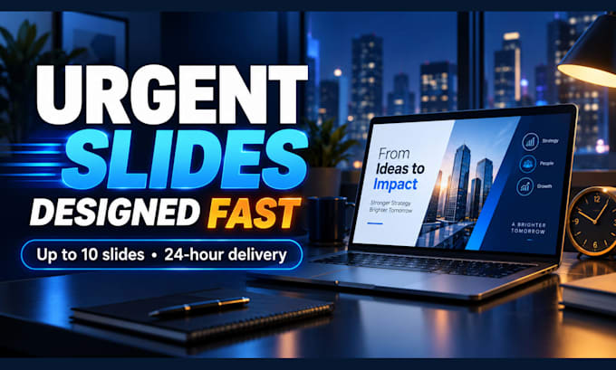 design your urgent slides fast