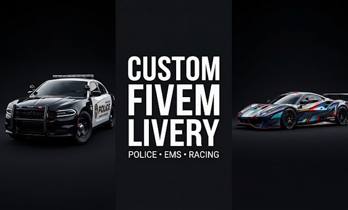 create custom fivem car livery and livery design