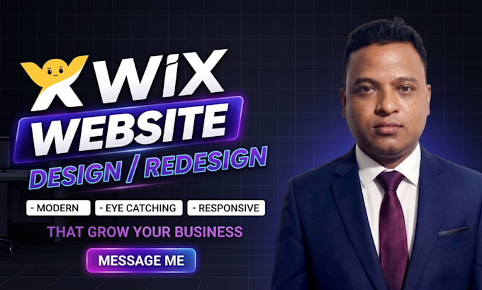 design and redesign wix website or convert ai to wix