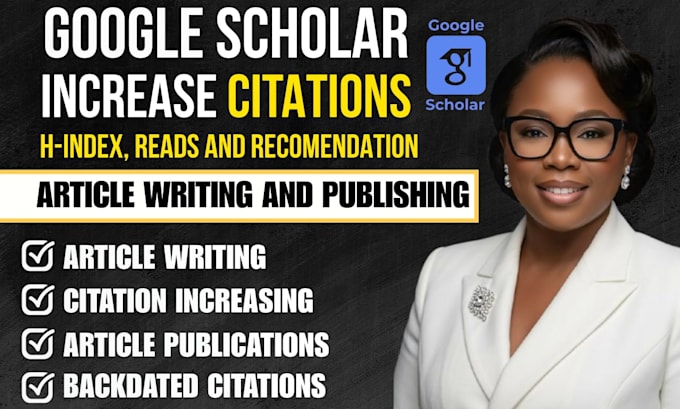 increase backdated citations to google scholar, write and publish article eb1a