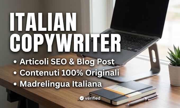 write engaging italian blog posts and articles