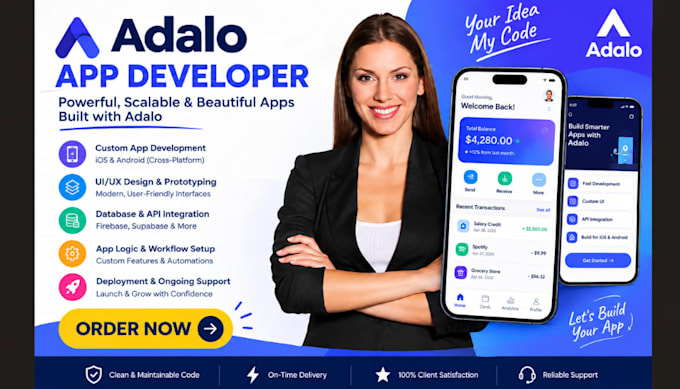 build adalo app with payments, database, and API integration