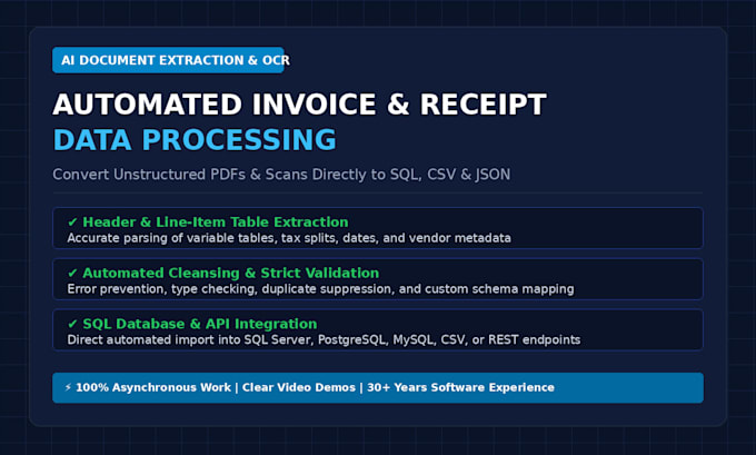 build automated ai invoice and receipt data extraction