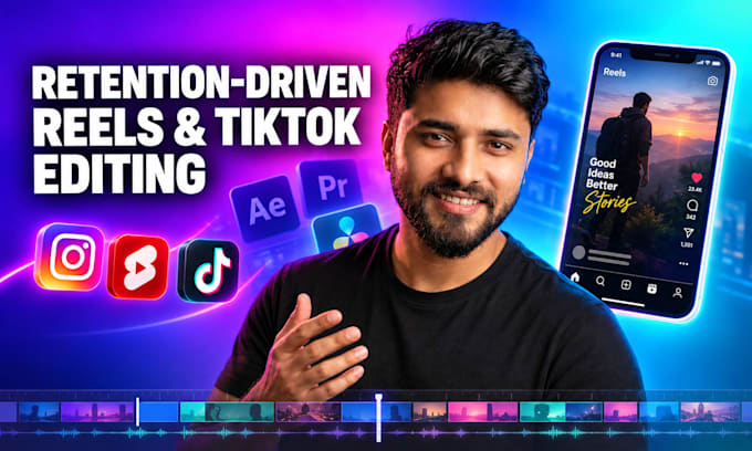 be your tik tok, instagram reels and youtube shorts editor