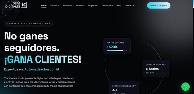 design a modern small business website with local SEO and lead generation