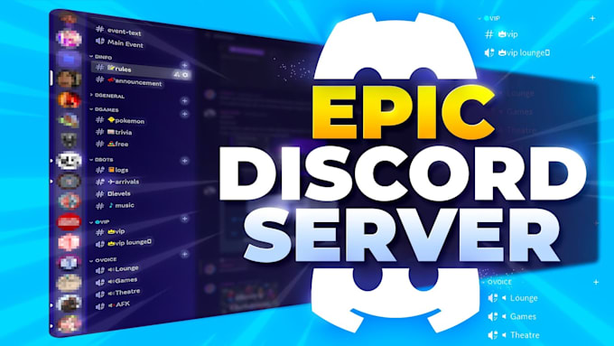 build a professional gaming or community discord server with bots