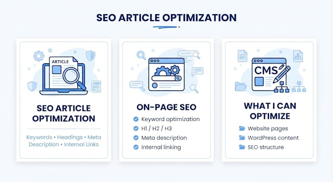 optimize your blog article for SEO