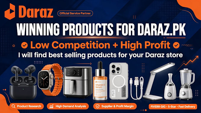 hunt winning profitable products for daraz store