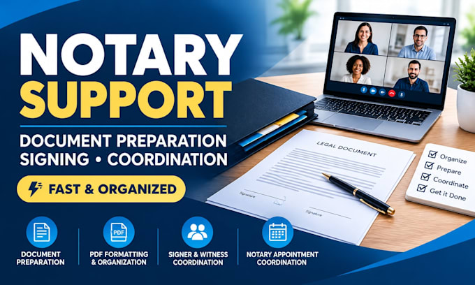 provide fast remote online notary services for legal documents