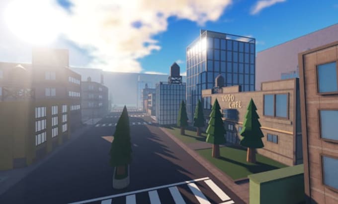 develop your roblox game, map, environment and custom game world