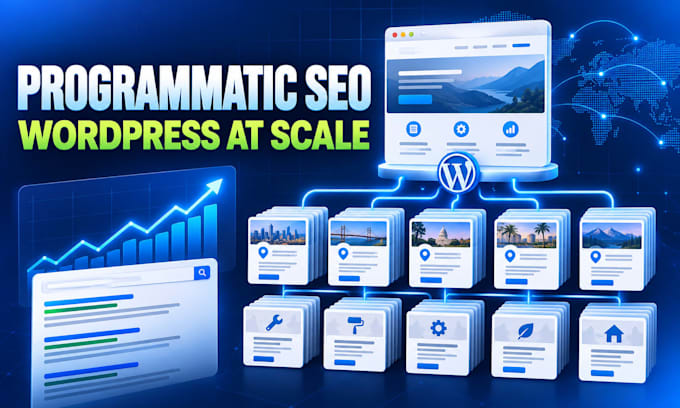 build programmatic SEO landing pages in wordpress at scale
