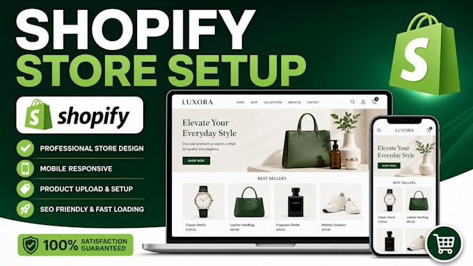 set up and customize your shopify store