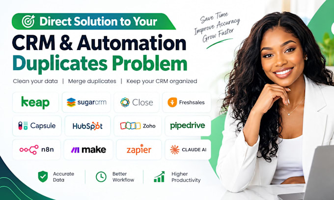 lead data cleanup keap sugar crm close freshsales capsule creatio deduplication