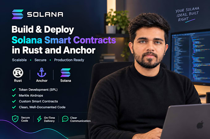 develop secure solana smart contracts in rust and anchor