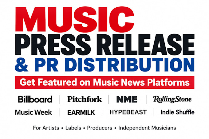 write music press release music press distribution submit music press release