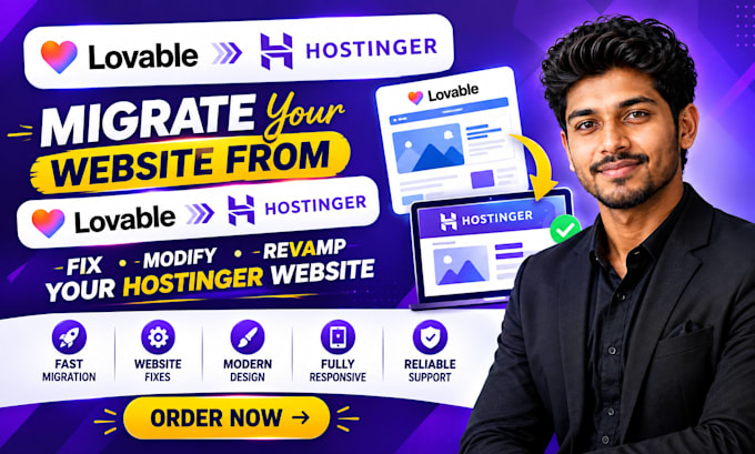 migrate clone lovable to hostinger revamp hostinger update fix hostinger website