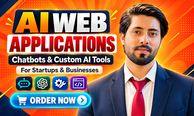 develop an ai web application for your startup