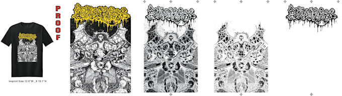 rework your artwork to make it usable for screen printing