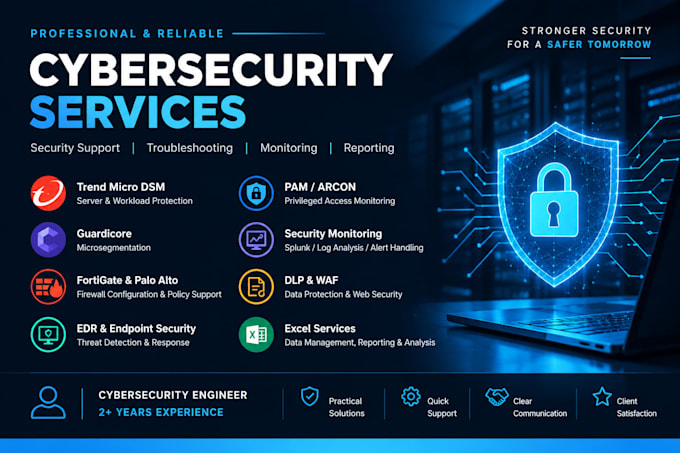 provide cybersecurity trend micro guardicore firewall and excel service