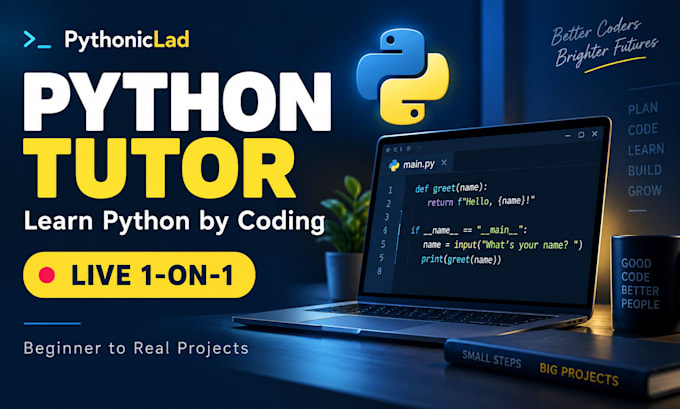 be your python tutor and teach you python programming