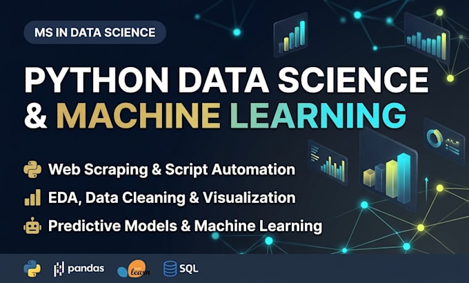 build python web scraping, data science, and machine learning solutions