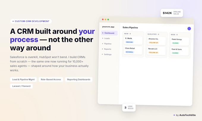 build a custom CRM for your business