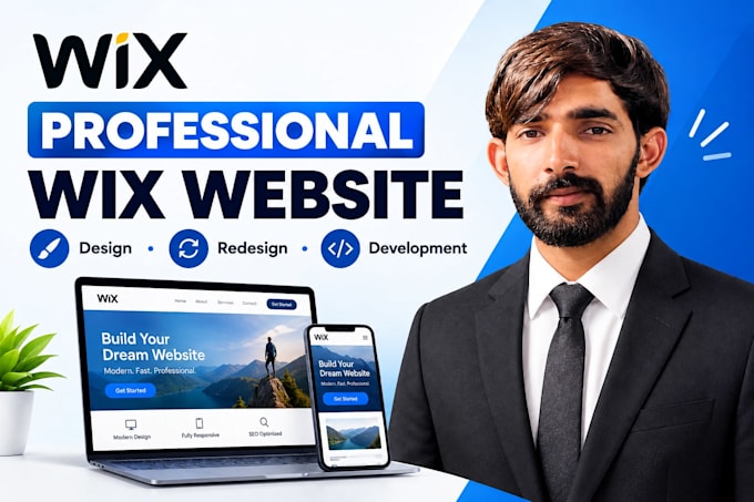 design a professional wix website
