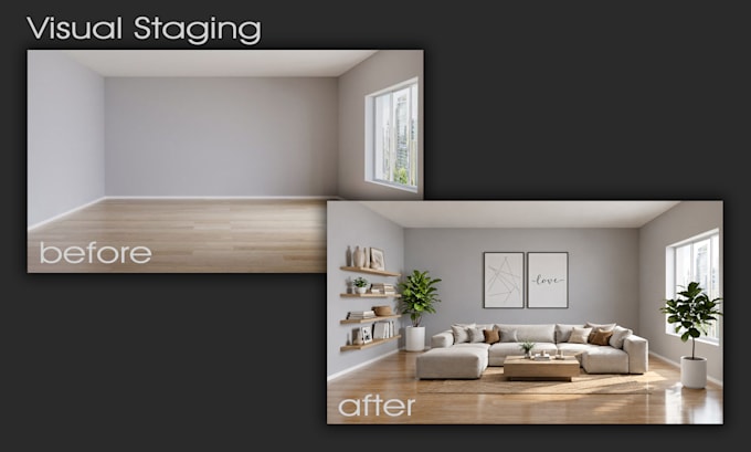 do realistic virtual staging for your home