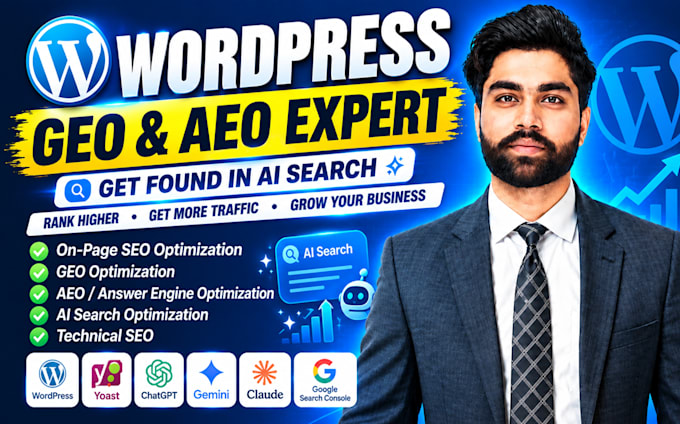 do wordpress on page technical SEO, aeo, GEO