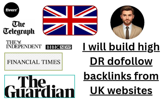 build high DR dofollow backlinks from UK website