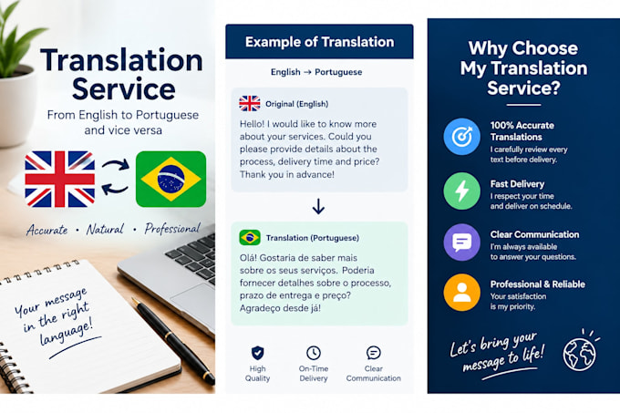 translate english to portuguese