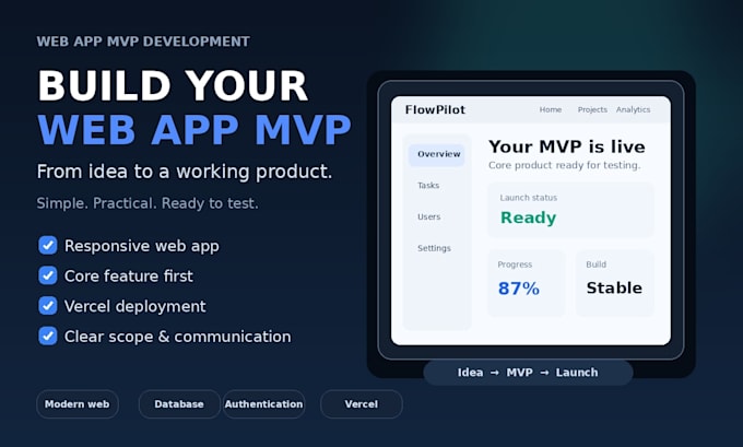 build and launch your web app mvp with ai coding tools