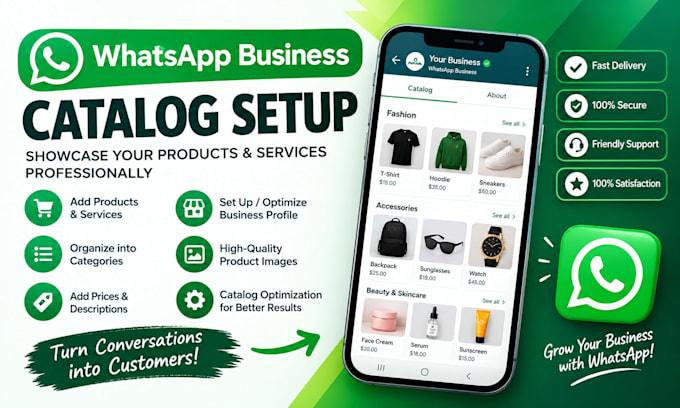 create and set up your whatsapp business product catalog