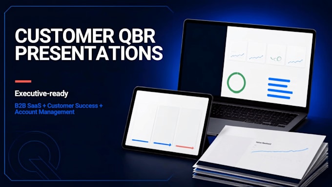 create a professional b2b customer qbr presentation