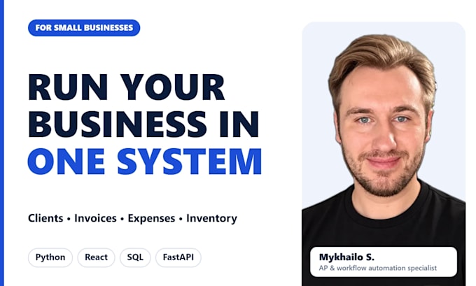 build a simple CRM and business management system for your small business