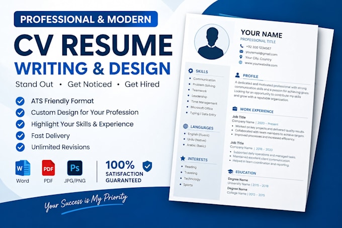 professional CV resume writing