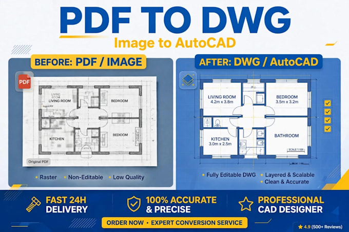 convert pdf, jpg, image, sketch to autocad dwg file