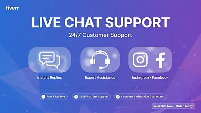 be your live chat support for customer service