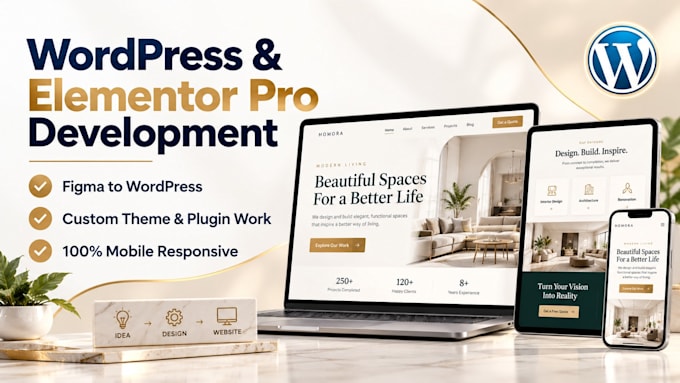 convert figma to responsive wordpress elementor website